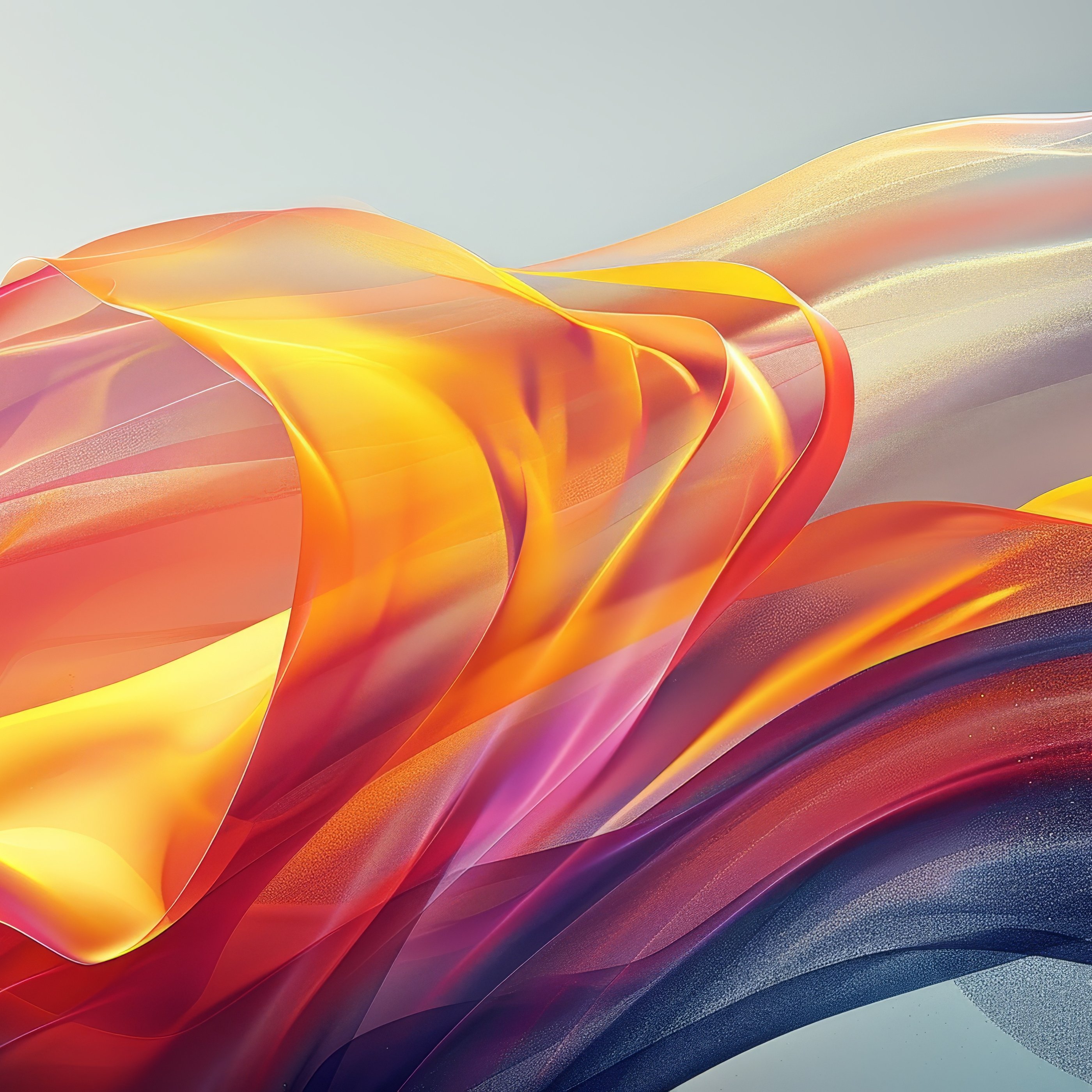 Transparent shiny fabric - Wallpapers for Samsung Galaxy Tab S9+ in 2800x2800 resolution