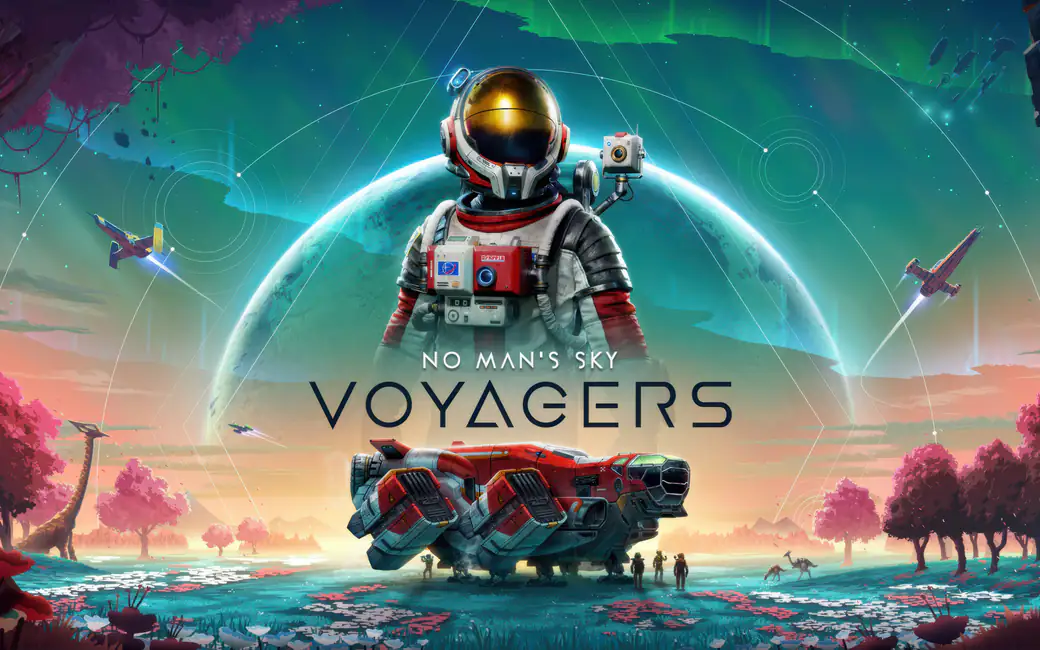Cover of No Mans Sky: Voyagers — desktop and phone wallpaper, free download