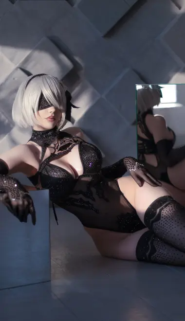 People wallpapers: Nier Automata, 2B, Saya Fox, cosplay