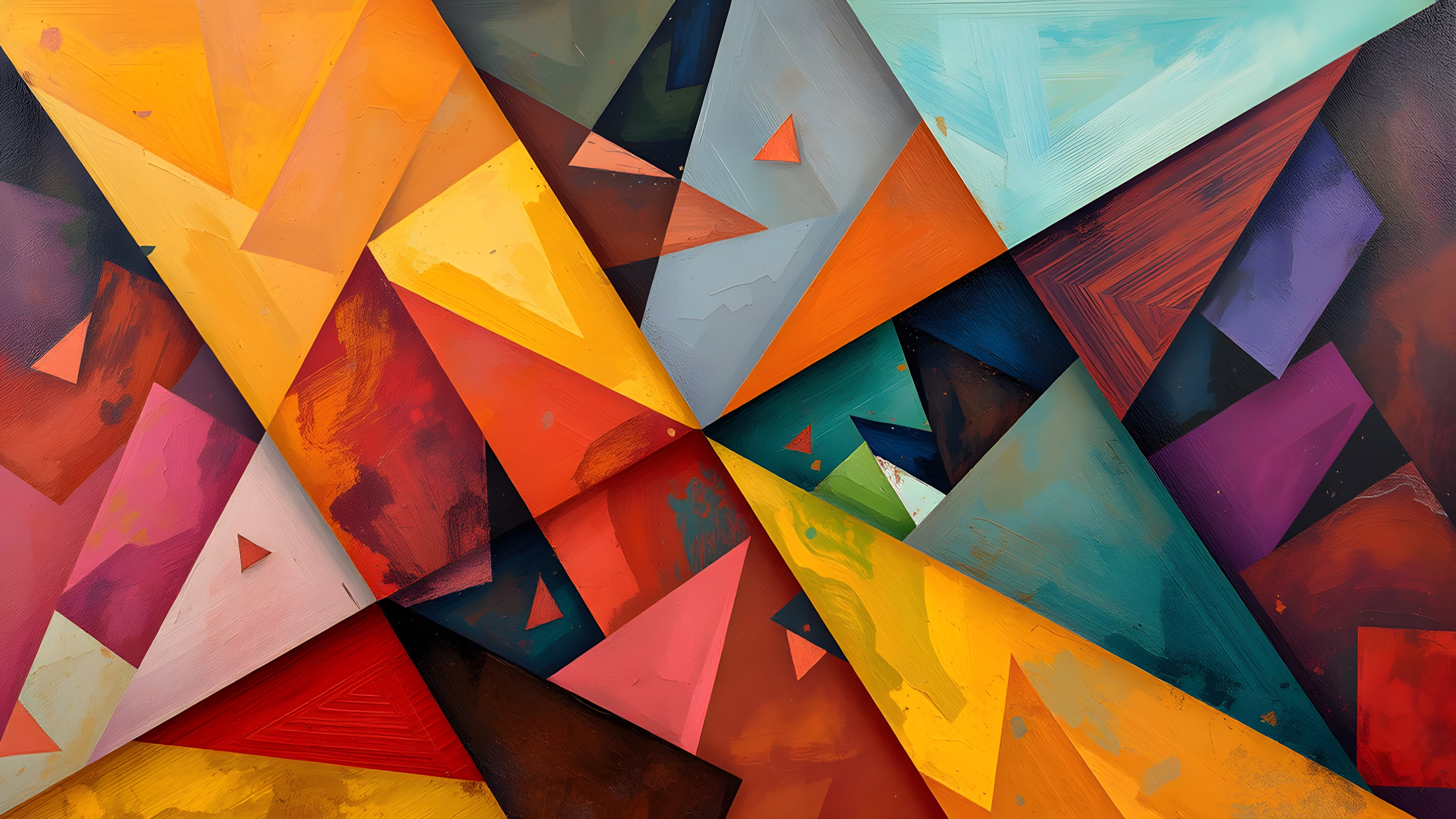 Bright geometric panel - Wallpapers for Apple iMac 24″ in 4480x2520 resolution