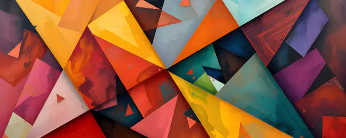 Abstraction wallpapers: painting, arrangement, triangle, geometry