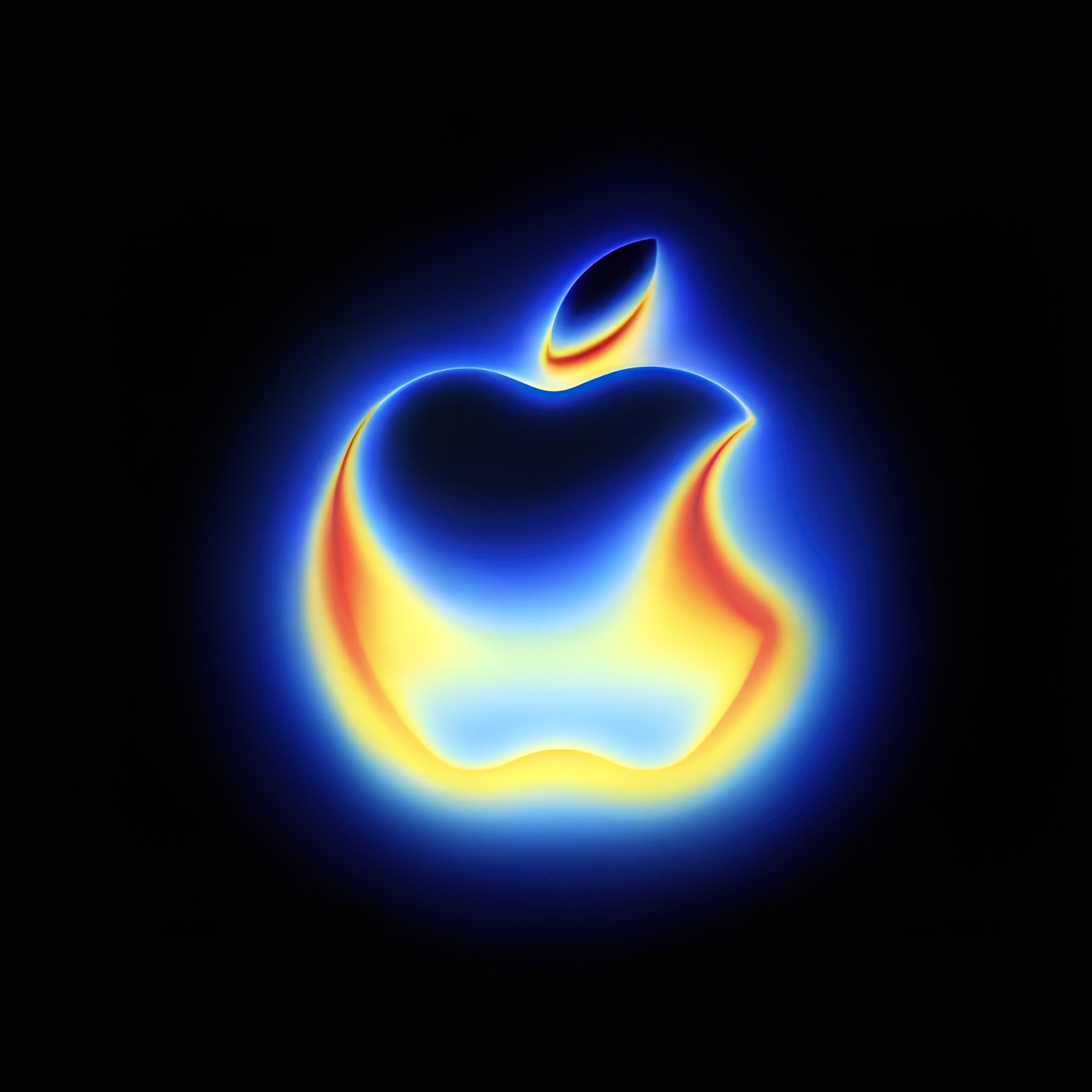 Логотип Apple Liquid Glass Event - Обои для Samsung Galaxy Tab в разрешении 1920x1920