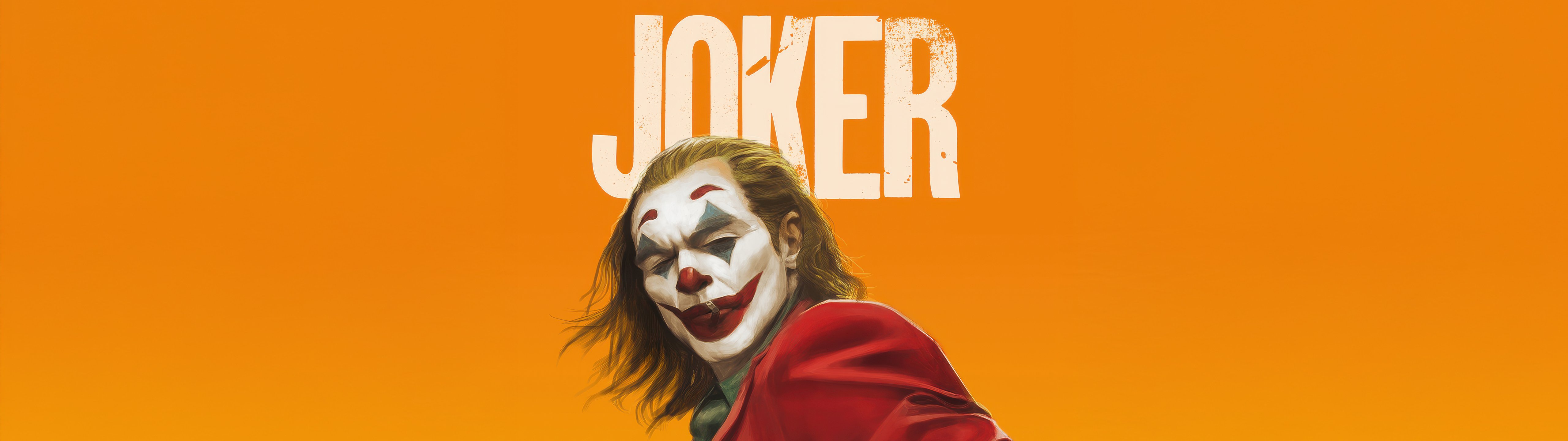The Joker in the red jacket - UltraWide 32:9 wallpapers in 5120x1440 resolution