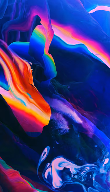Обои современное искусство для Xiaomi 15T (1280x2772): флюиды, краска, жидкость, чернила