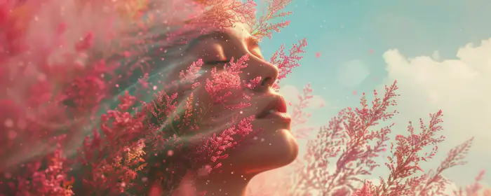 UltraWide 32:9 harmony wallpapers (3840x1080): girl, flowers, field, relax