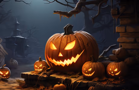 Microsoft Surface 12.4″ Jack-o-lantern wallpapers (1536x1024): Halloween, autumn, jack-o-lantern, pumpkin