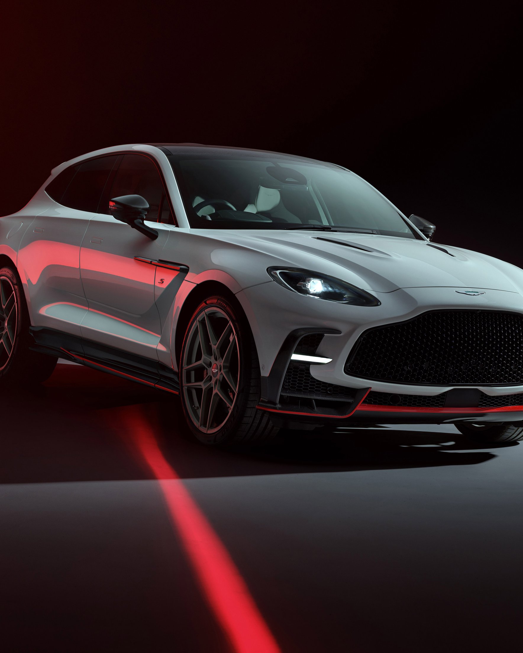 Aston Martin DBX S 2025 front view - Wallpapers for Samsung Galaxy Z Fold 2/3 in 1768x2208 resolution