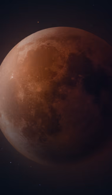 Space wallpapers: moon, eclipse, crater, stars