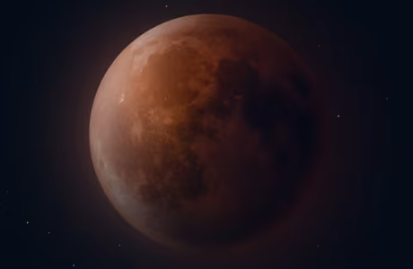 Space wallpapers: moon, eclipse, crater, stars