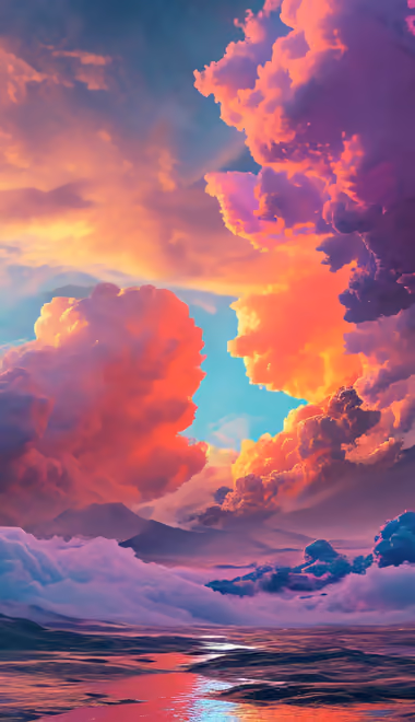 Nature wallpapers: clouds, sunset, sky, ocean