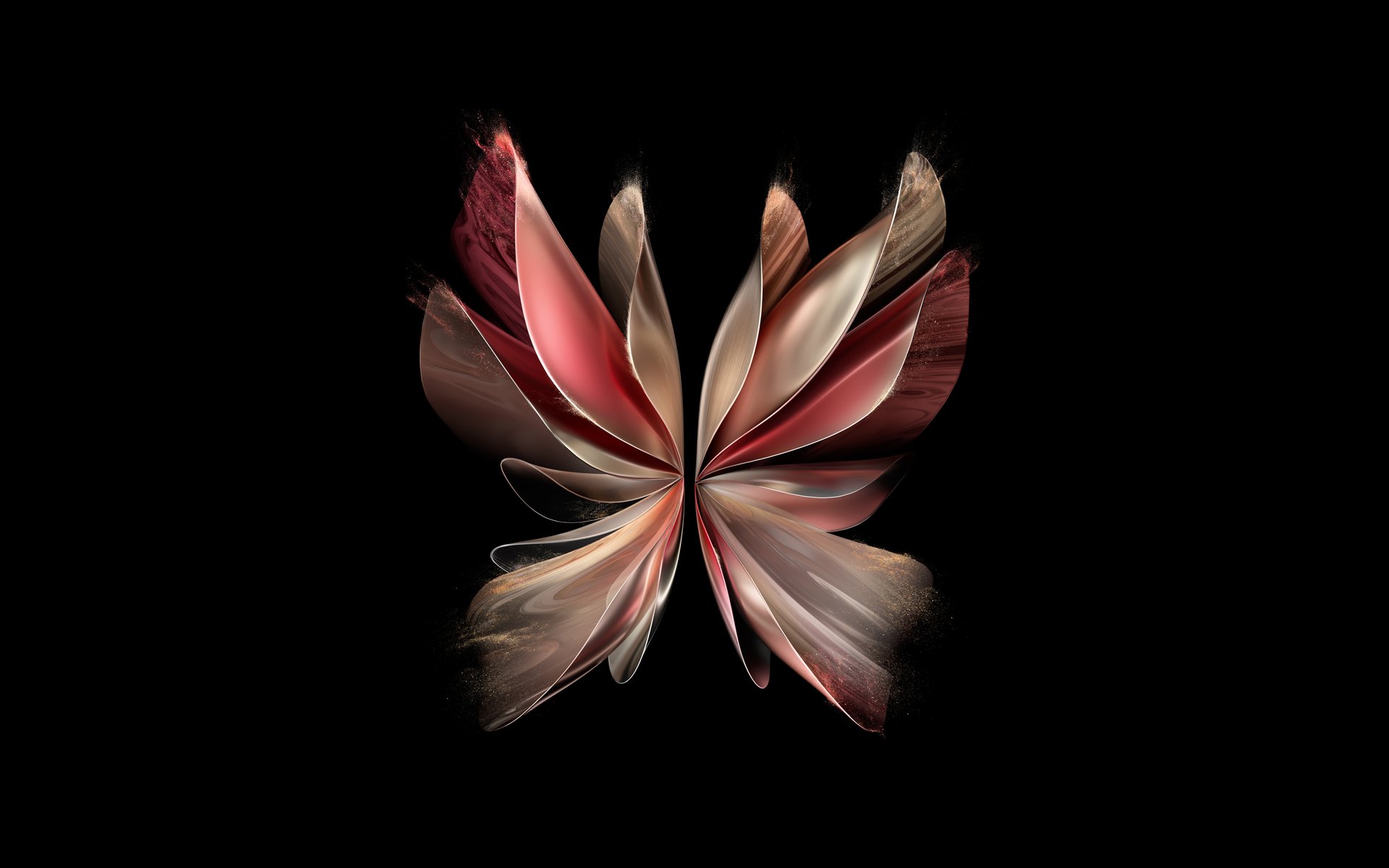 Vivo X Fold abstract wing-like pattern - WUXGA wallpapers in 1920x1200 resolution