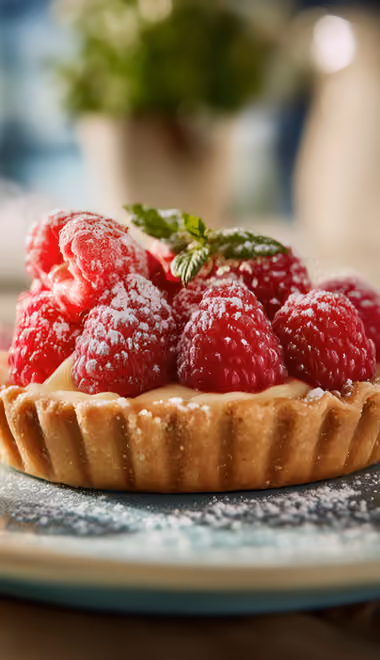 Cream Wallpapers for HTC/BlackBerry (480x640): raspberry, tart, dessert, mint