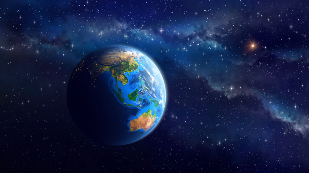 View of Earth from Outer Space — desktop and phone wallpaper, free download