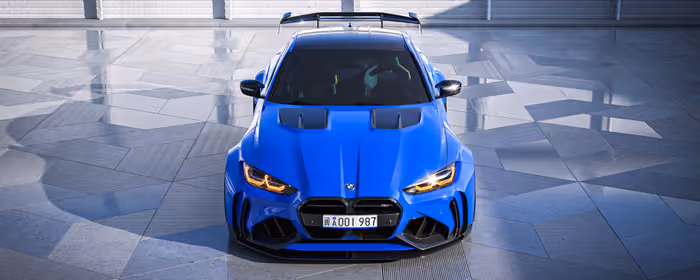UltraWide 32:9 обои (3840x1080): BMW M4, ADRO, спорткар, обвес