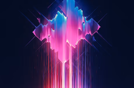 Abstraction wallpapers: glitch, neon, cyberpunk, light