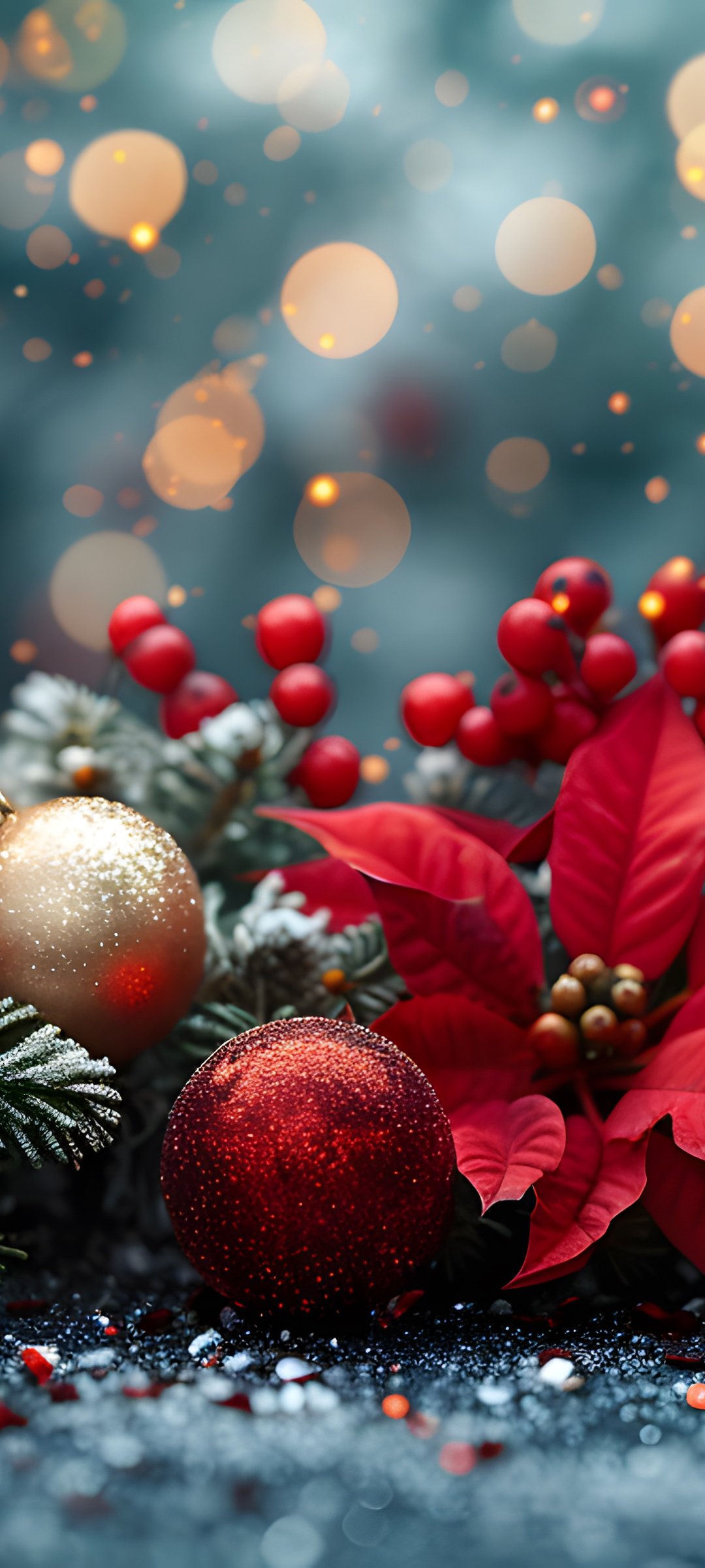 Decorations for Christmas - Wallpapers for Samsung Galaxy M55, POCO M4/X4/X5, Xiaomi Redmi 12/13/Note 13/Note 14/Note 14S in 1080x2400 resolution