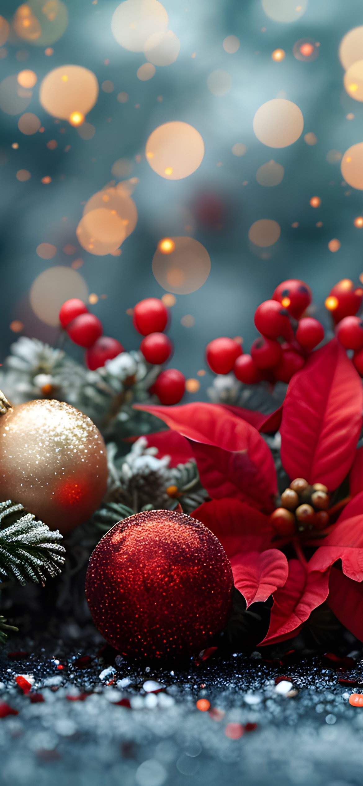 Decorations for Christmas - Wallpapers for iPhone 12 Pro/13 Pro/14 in 1170x2532 resolution