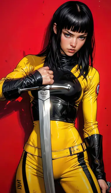 People wallpapers: woman, brunette, sword, costume