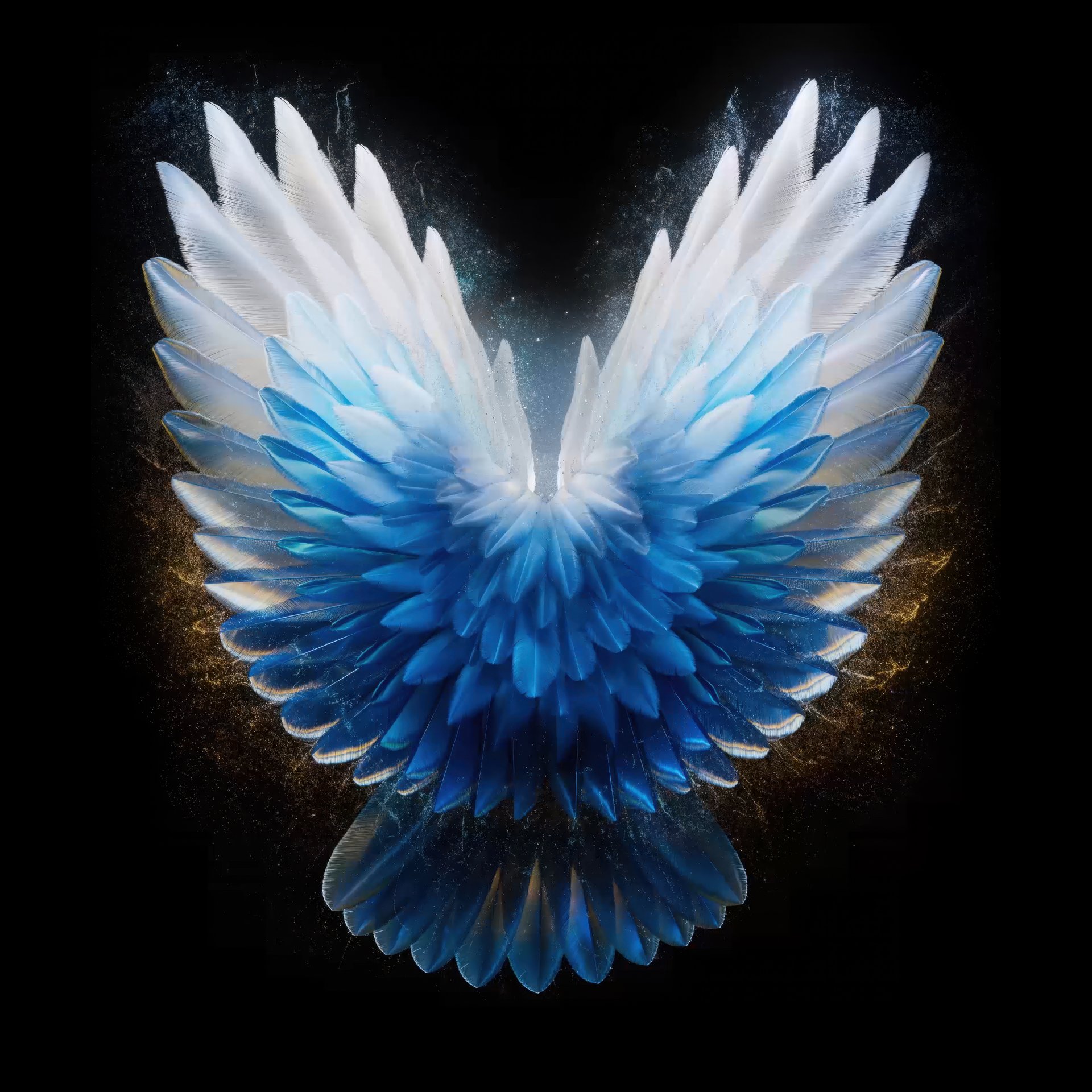 Bird with white and blue wings - Wallpapers for Samsung Galaxy Tab in 1920x1920 resolution