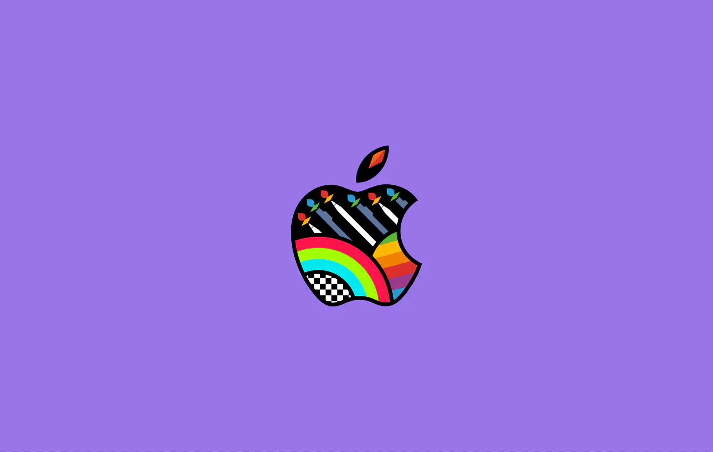 Логотип Apple Store Индия — обои на рабочий стол и телефон