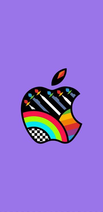 Логотип Apple Store Индия - Обои для Samsung в разрешении 360x740