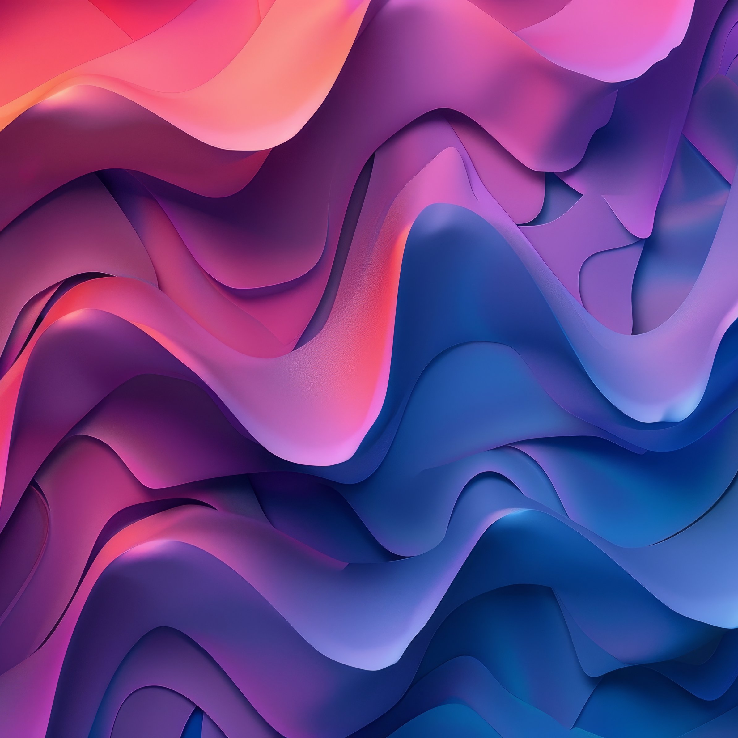 Purple waves - Wallpapers for iPad Pro 11″ in 2388x2388 resolution