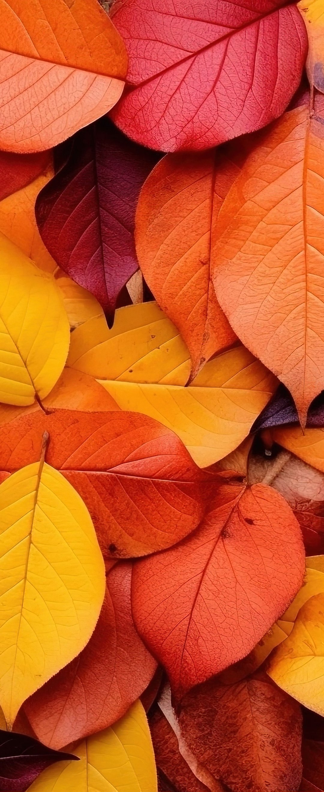 Autumn leaves - Wallpapers for Samsung Galaxy Z Flip6, Motorola Razr 2025 in 1080x2640 resolution