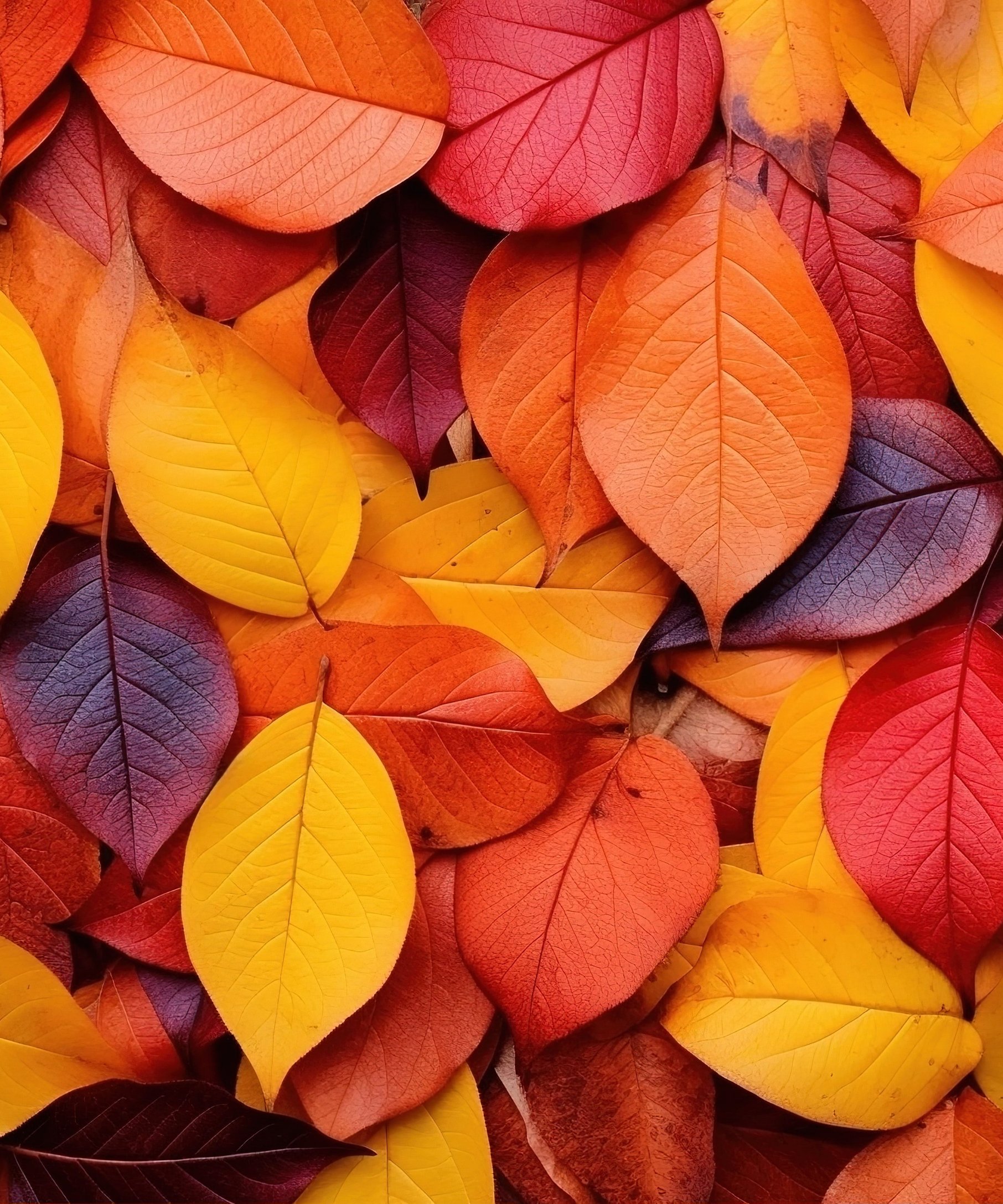 Autumn leaves - Wallpapers for Samsung Galaxy Z Fold4/Z Fold5/Z Fold6 in 1812x2176 resolution