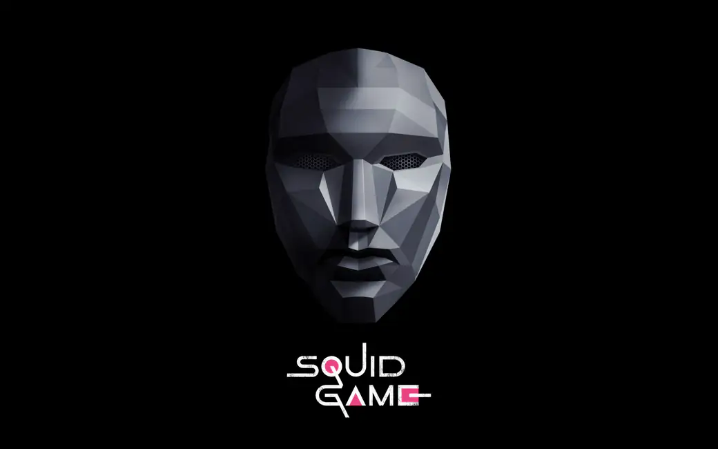 Маска босса Squid Game — обои на рабочий стол и телефон