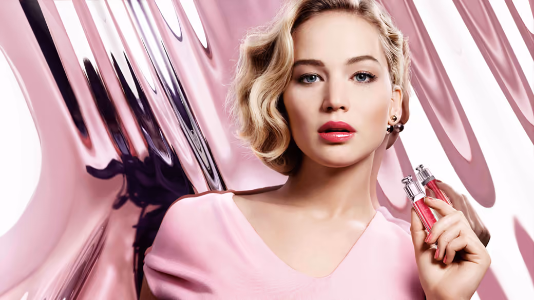 Jennifer Lawrence in a glamorous image — desktop and phone wallpaper, free download