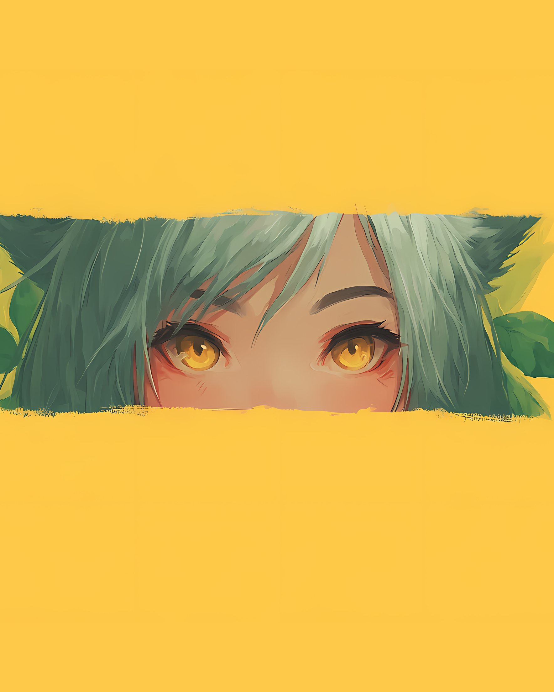 Girl with the cat ears - Wallpapers for Samsung Galaxy Z Fold 2/3 in 1768x2208 resolution