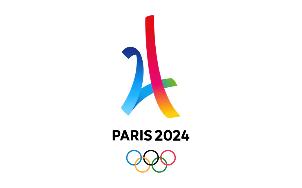 Paris 2024 Olympic logo design — desktop and phone wallpaper, free download