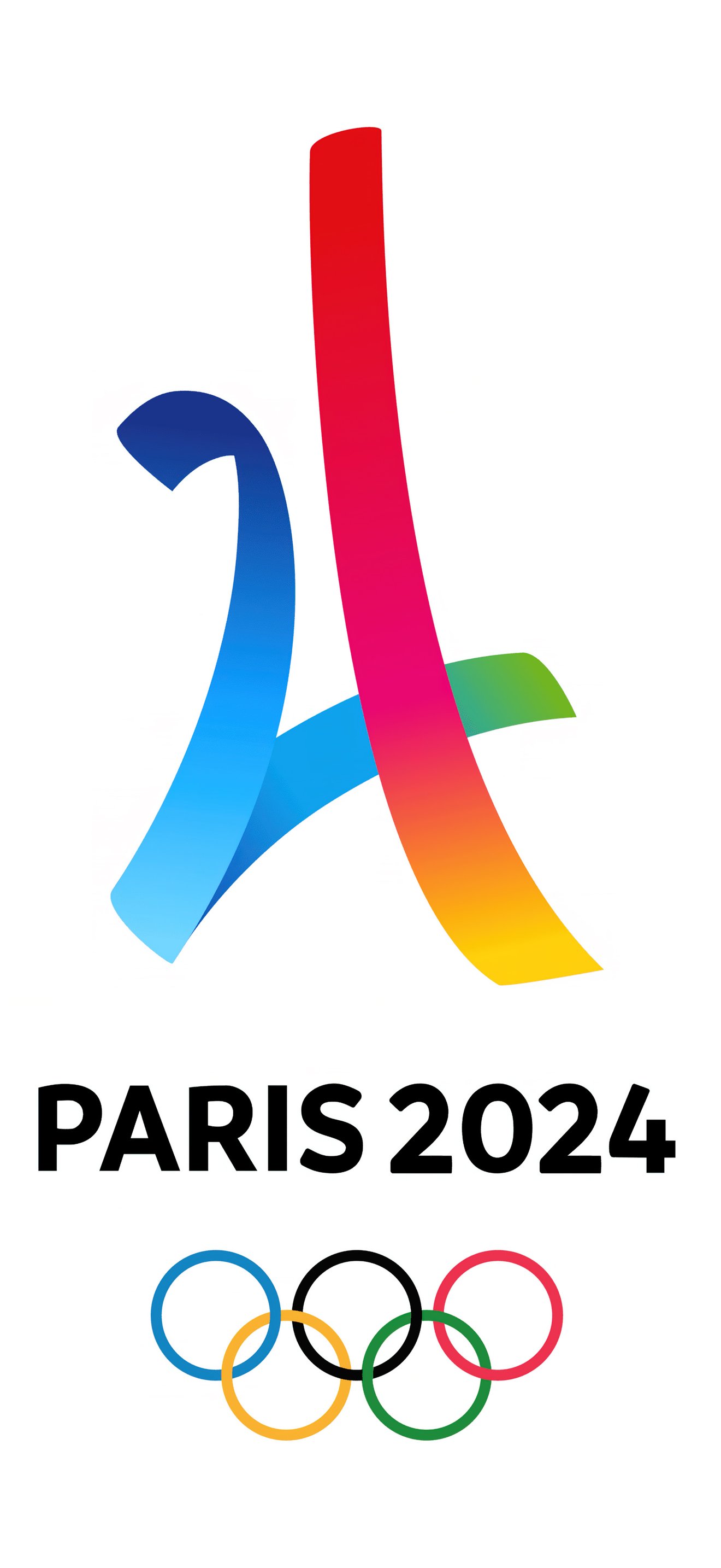 Paris 2024 Olympic logo design - Wallpapers for iPhone 17 Pro Max/16 Pro Max in 1320x2868 resolution