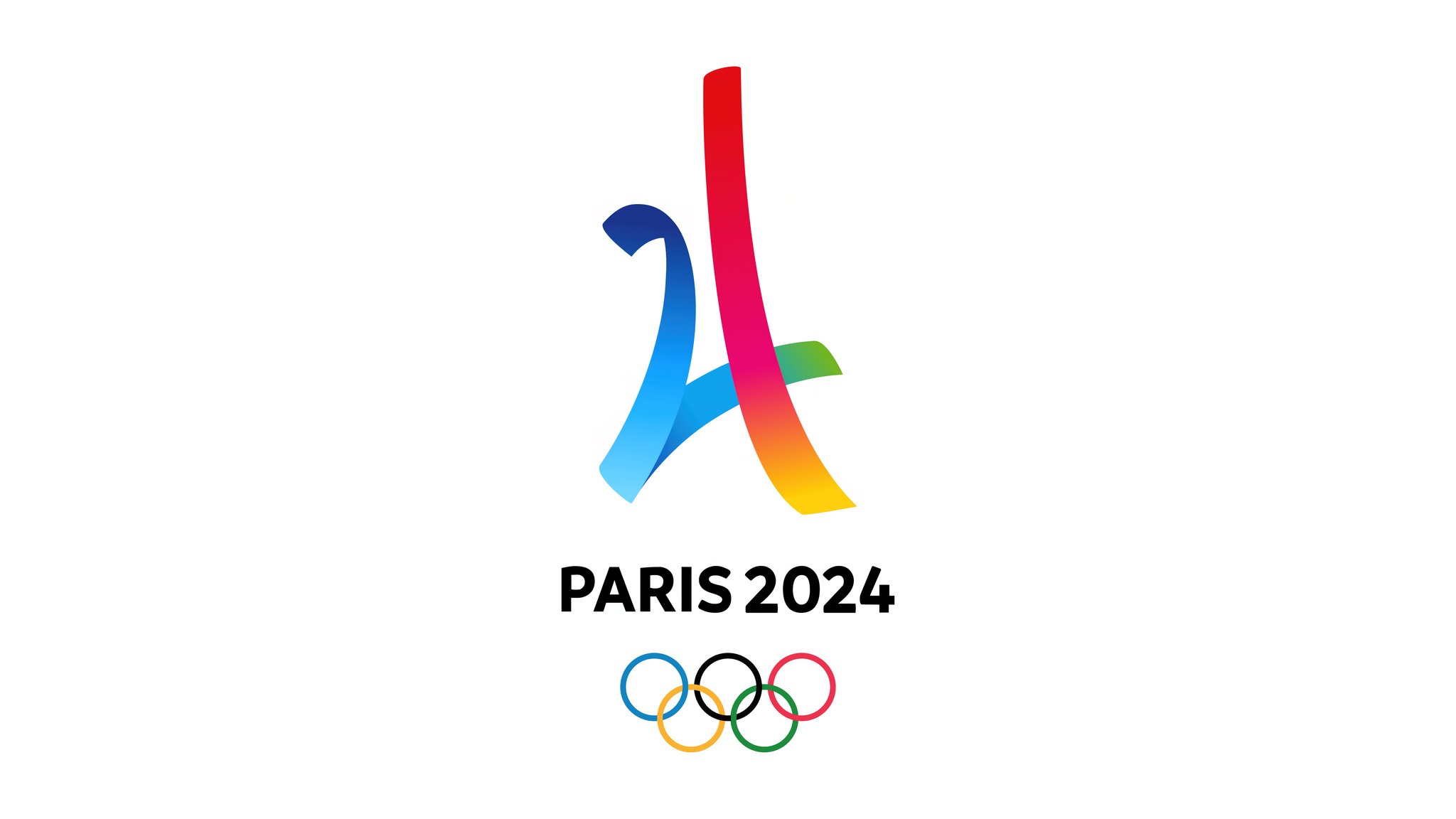 Paris 2024 Olympic logo design - QWXGA wallpapers in 2048x1152 resolution