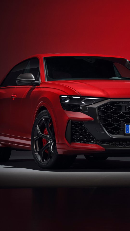 Red Audi RS Q8 Performance - Wallpapers for Samsung, HTC, Sony in 540x960 resolution