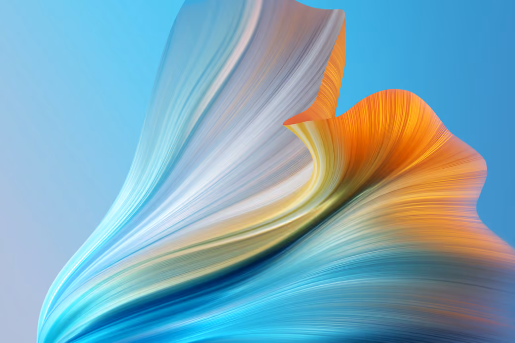 Flowing abstract fabric with gradient - Wallpapers for MacBook Neo in 2408x1506 resolution