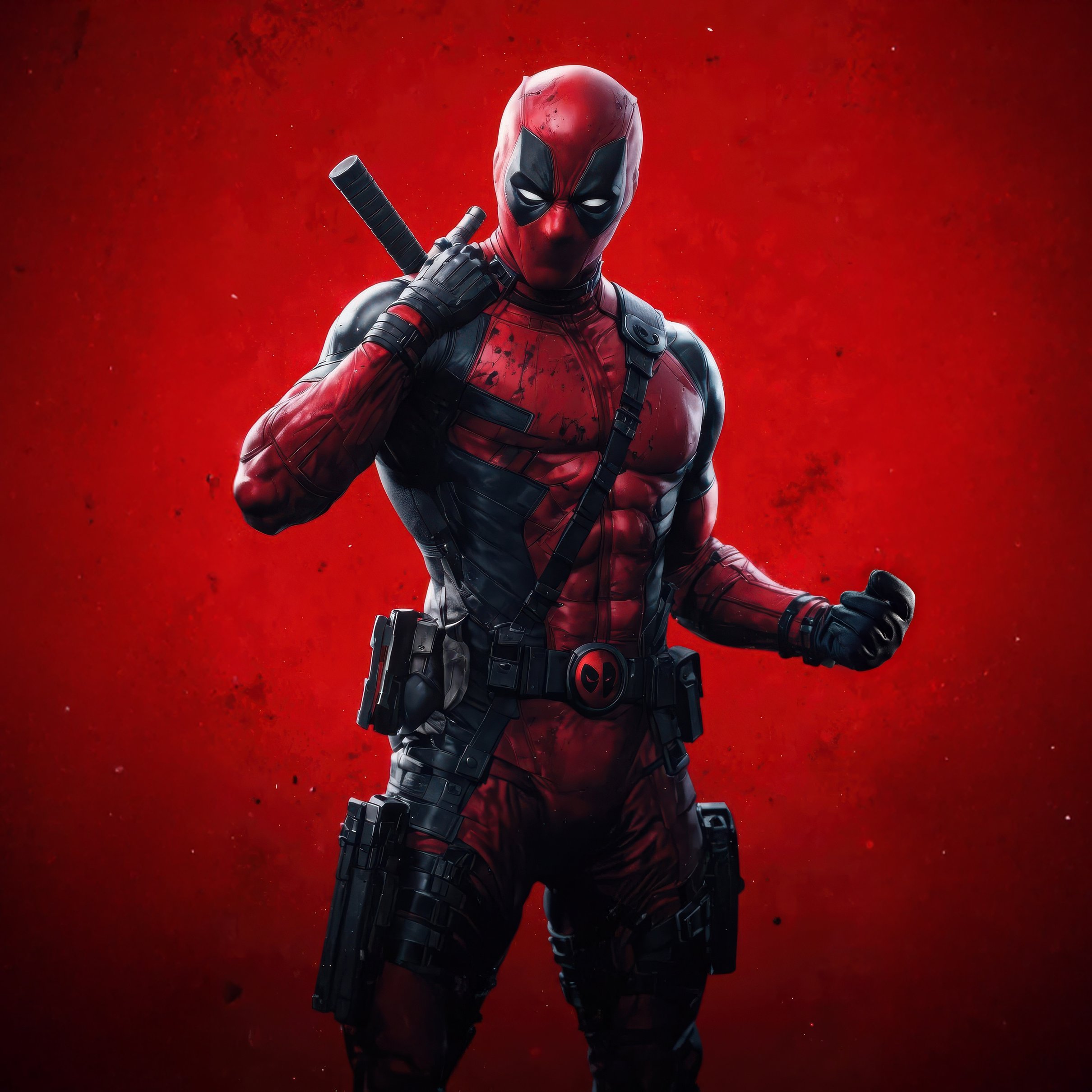 Marvel Deadpool in Costume - Wallpapers for iPad Pro 11″ 2024 in 2420x2420 resolution