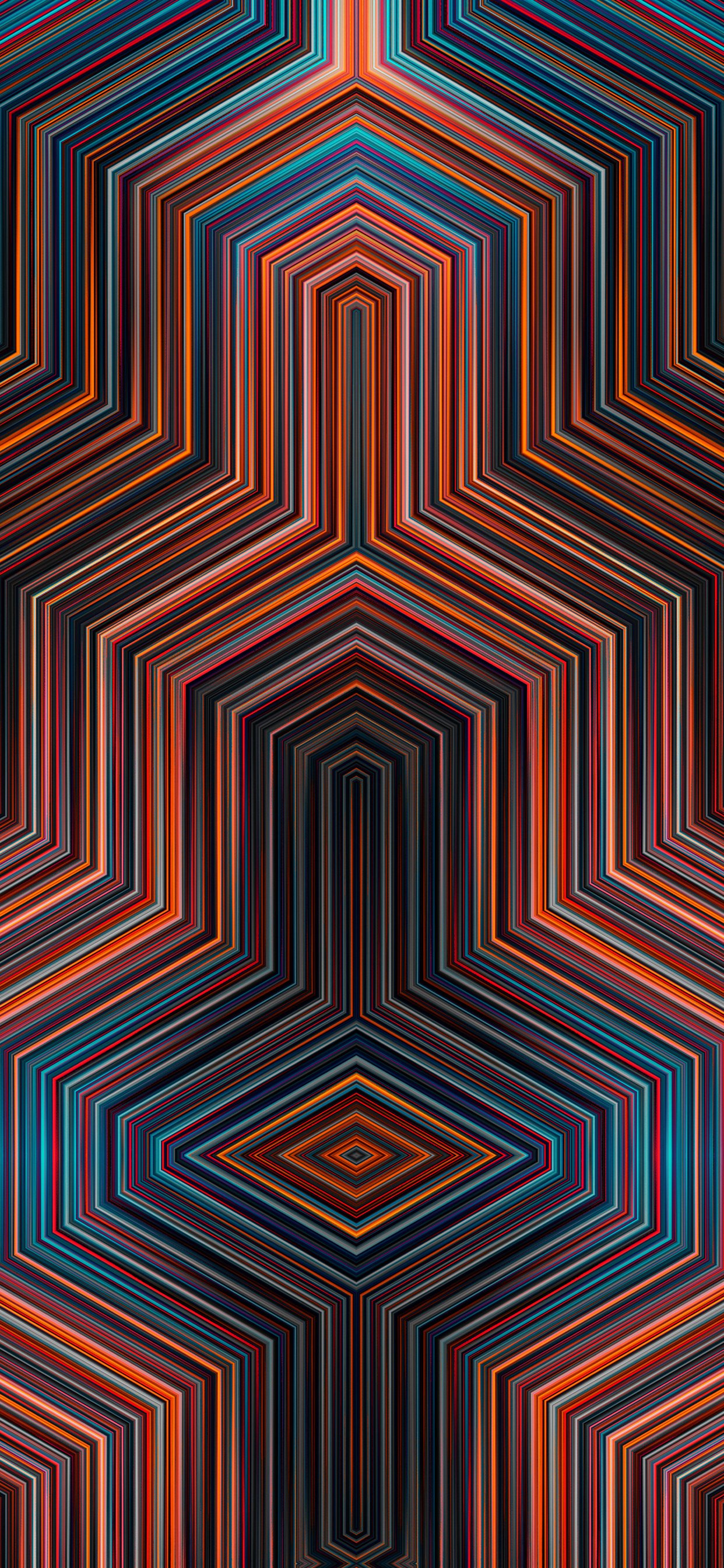 Geometric polyhedral pattern - Wallpapers for iPhone 11 Pro Max in 1242x2688 resolution