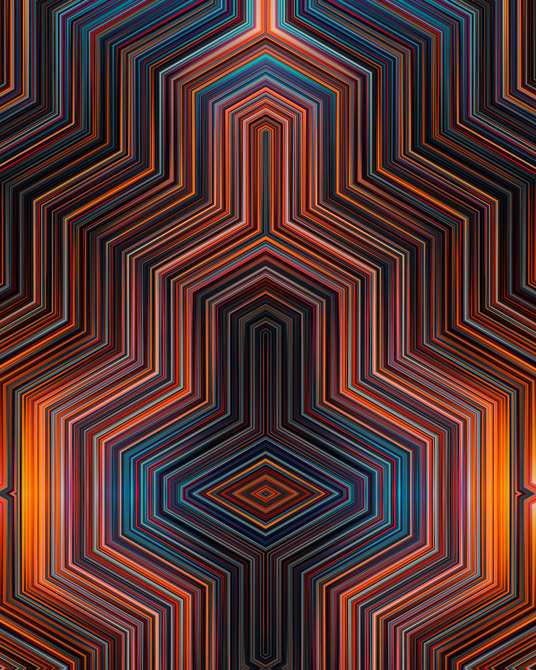 Geometric polyhedral pattern - Wallpapers for Samsung Galaxy Z Fold 2/3 in 1768x2208 resolution