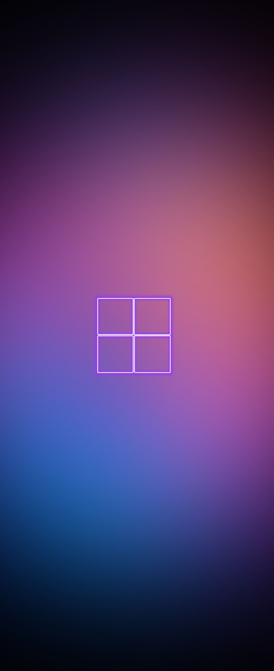 Windows logo with a gradient - Wallpapers for Samsung Galaxy Z Flip6, Motorola Razr 2025 in 1080x2640 resolution