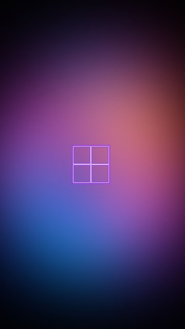 Windows logo with a gradient - Wallpapers for Nokia, Samsung in 360x640 resolution