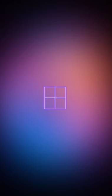 Operating system Wallpapers for LG/ASUS (480x854): Microsoft Windows, logo, gradient, glow
