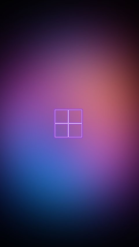 Windows logo with a gradient - Wallpapers for LG/ASUS in 480x854 resolution