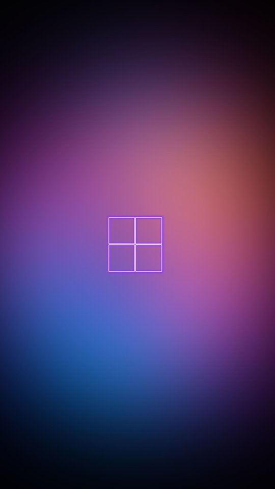 Windows logo with a gradient - Wallpapers for Samsung, HTC, Sony in 540x960 resolution