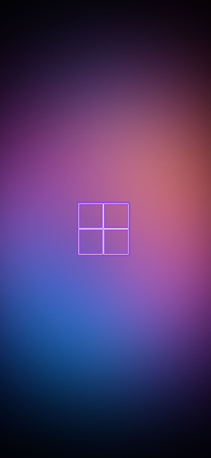 Windows logo with a gradient - Wallpapers for Samsung Galaxy A11/A20e/A20/M11, Xiaomi Redmi 9A/9C, POCO C40 in 720x1560 resolution