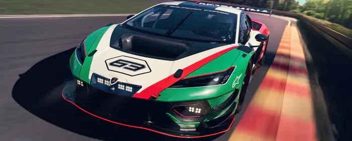 Обои машины: Lamborghini Temerario GT3, трасса, гонка, спорткар