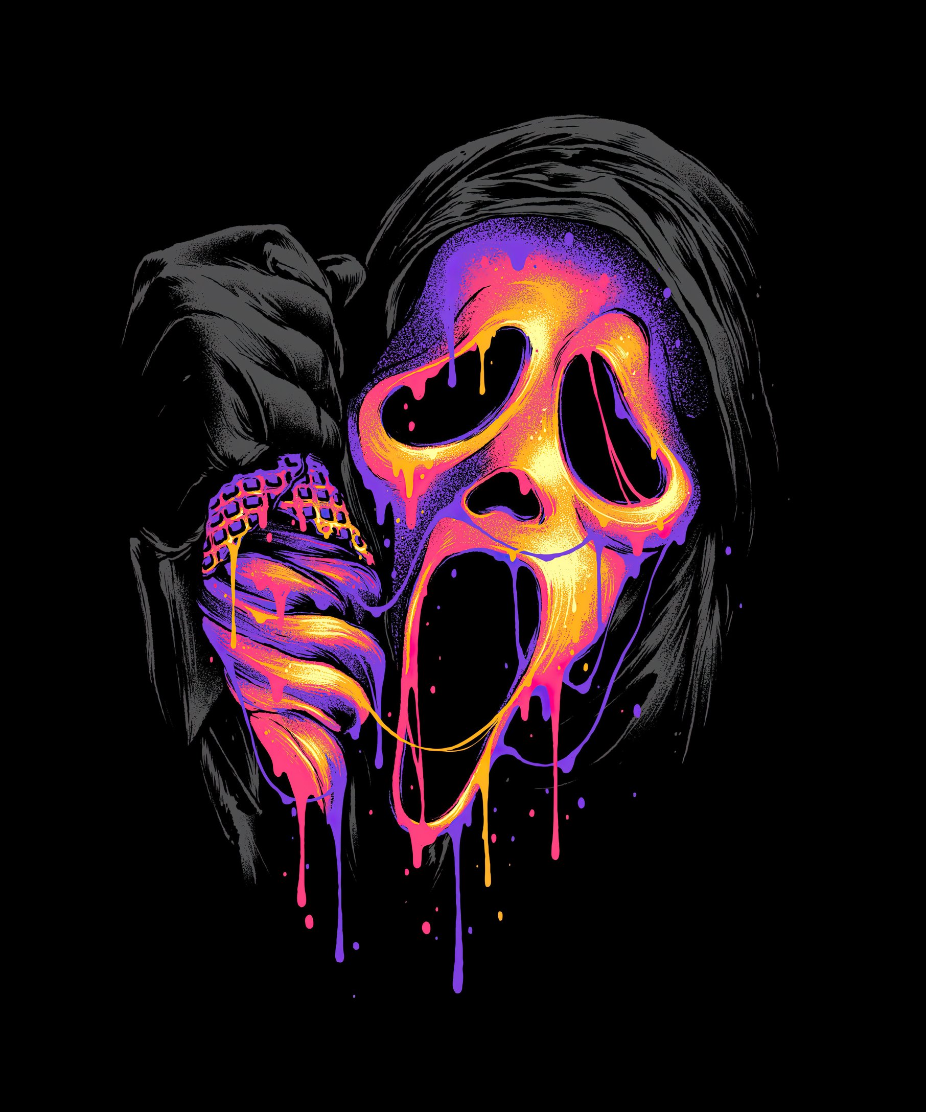 Ghost Face Scream - Wallpapers for Samsung Galaxy Z Fold4/Z Fold5/Z Fold6 in 1812x2176 resolution