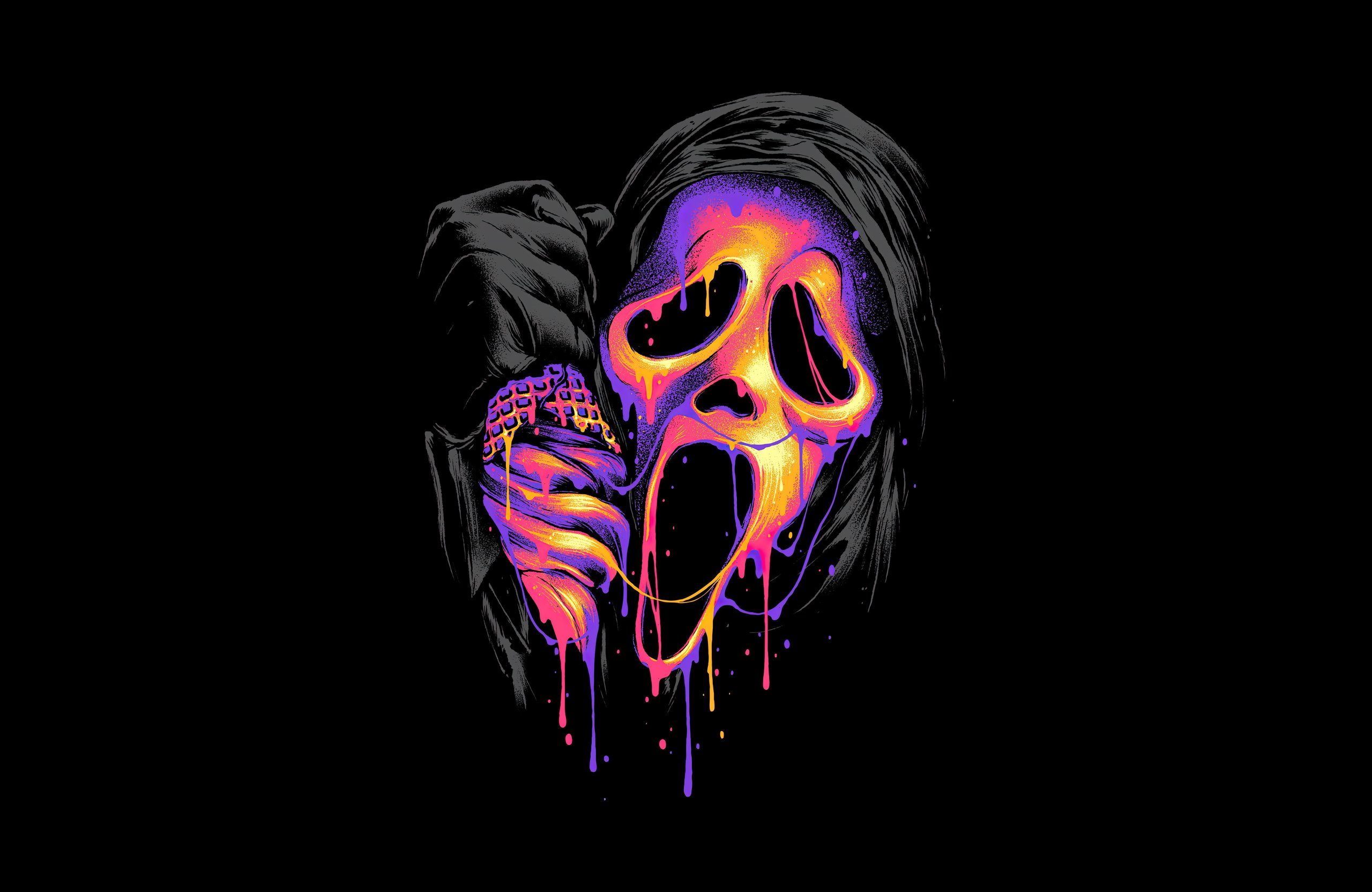 Ghost Face Scream - Wallpapers for Apple MacBook Air 13 M2″ in 2560x1664 resolution