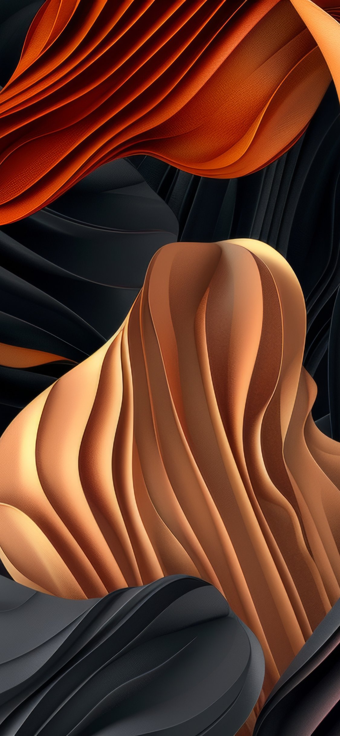 Wave of fabric - Wallpapers for iPhone X/XS/11 Pro in 1125x2436 resolution