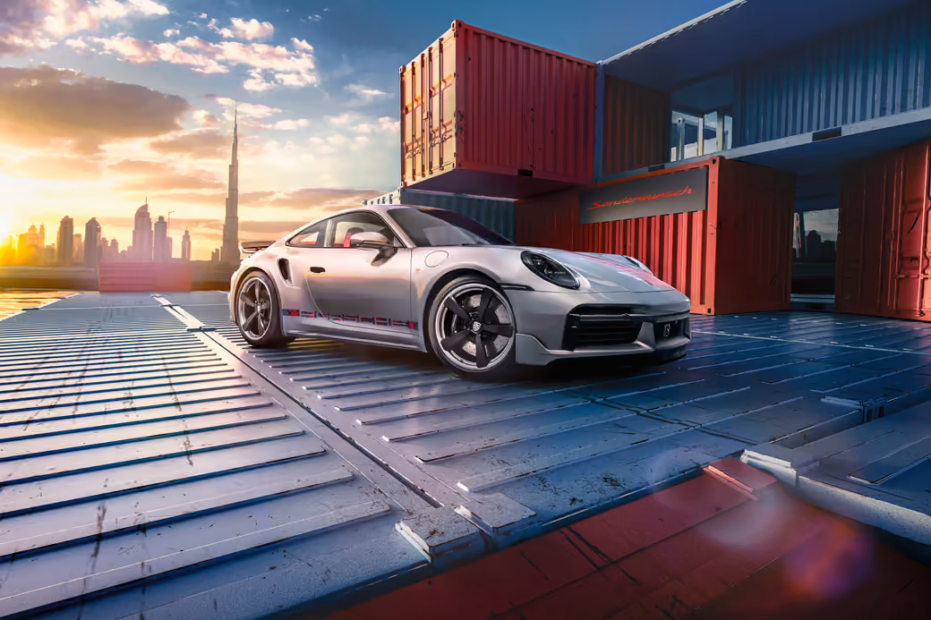 Silver Porsche 911 Turbo - Wallpapers for Samsung/Xiaomi in 2000x2000 resolution